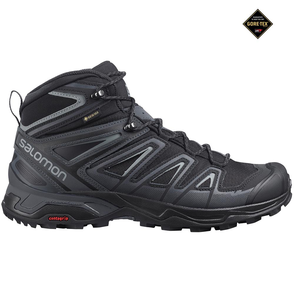 Salomon Israel X ULTRA MID 3 GTX® - Mens Hiking Boots - Black (VDTF-48129)